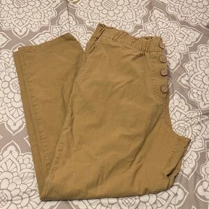 NiMin High Waisted Elastic waist Loose Fitting Pants